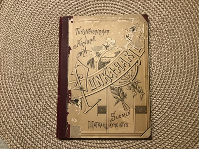Suomen Matkailuyhdistyksen kartta Punkaharju 1884