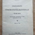 Ohjesääntö raitiotieliikenteelle Turussa 1909 - pikkukuva 1
