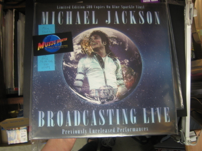 MICHAEL JACKSON - BROADCASTING LIVE UUSI OUT OF PRINT LP