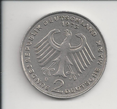 Saksa 1973 2 DM