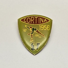 Cortina talviolympialaiset 1956 rintaneulamerkki - pikkukuva 1
