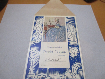 Hyvää Joulua korttikirje - 1932