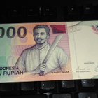 Indonesia 1000 Rupiah 2000 P141 UNC - pikkukuva 1