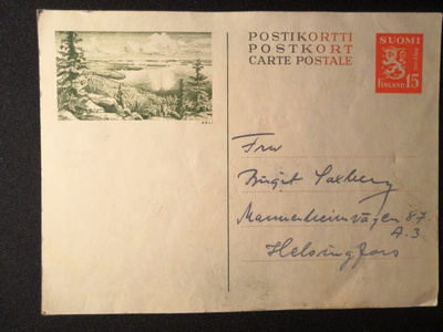 VANHA Postikortti Koli 1950-l