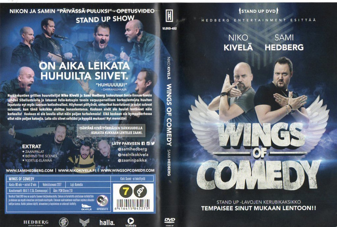 Wings Of Comedy	(72 929)	k		DVD			, stand-up, sami hedberg,