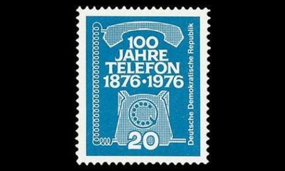 DDR 2118 ** Puhelin 100v (1976)