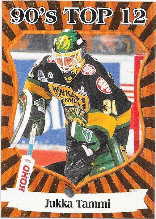 1998-99 CardSet 90`s Top 12 #4of12 Jukka Tammi Ilves MV
