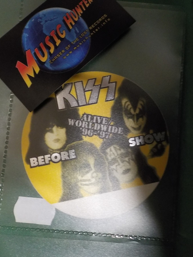 KISS - ALIVE/WORLDWIDE ´96-97 BEFORE SHOW, BACKSTAGE PASSI