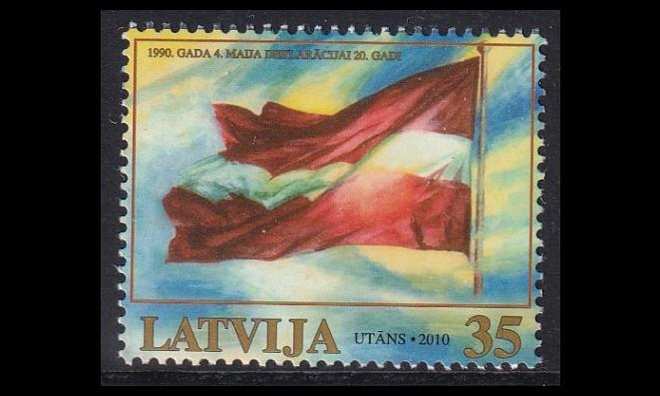Latvia 786 ** Itsenäisyyden palautus 20v (2010)