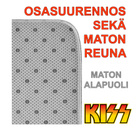 UUSI KISS MATTO 115 x 100 cm - ILMAINEN TOIMITUS - pikkukuva 2