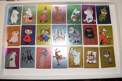 wonderful world of moomin kaikki kortit 212kpl
