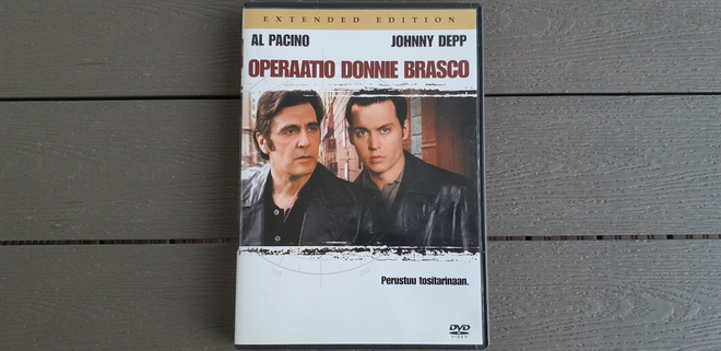 DVD: Operaatio Donnie Brasco, Extended Ed. (Al Pacino 1997)