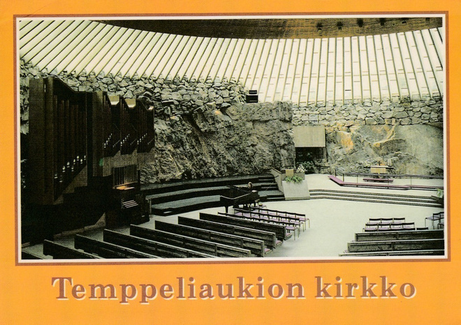 KIRKKOKORTTI - HELSINKI - TAIVALLAHDEN KIRKKO - SISÄKUVA - 1