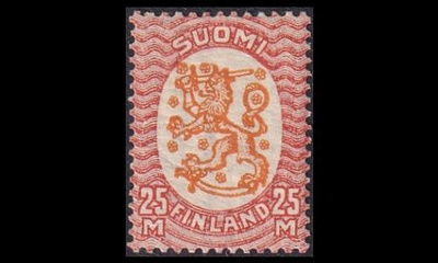 136BW1 ** M-17 25mk B W1 (1927)