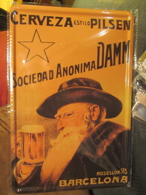 Peltikyltti olut Cerveza Estilo Pilsen DAMM