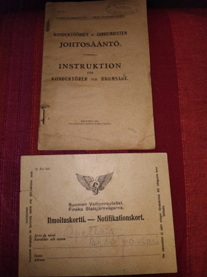 Konduktöörien ja jarrumiesten johtosääntö.