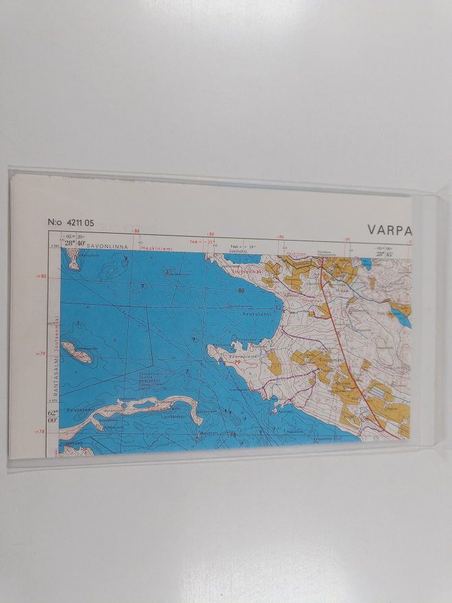 Peruskartta 1:20000, N:o 4211 05 : Varparanta