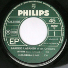 JAAKKO LASANEN et son orchestre; LETKISS 7" EP (PS) - pikkukuva 4