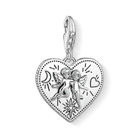 THOMAS SABO kaksi enkeliä sydän kirkas zirkonia charm - pikkukuva 5