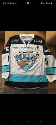 Pelicans #15 Mankinen game worn pelipaita