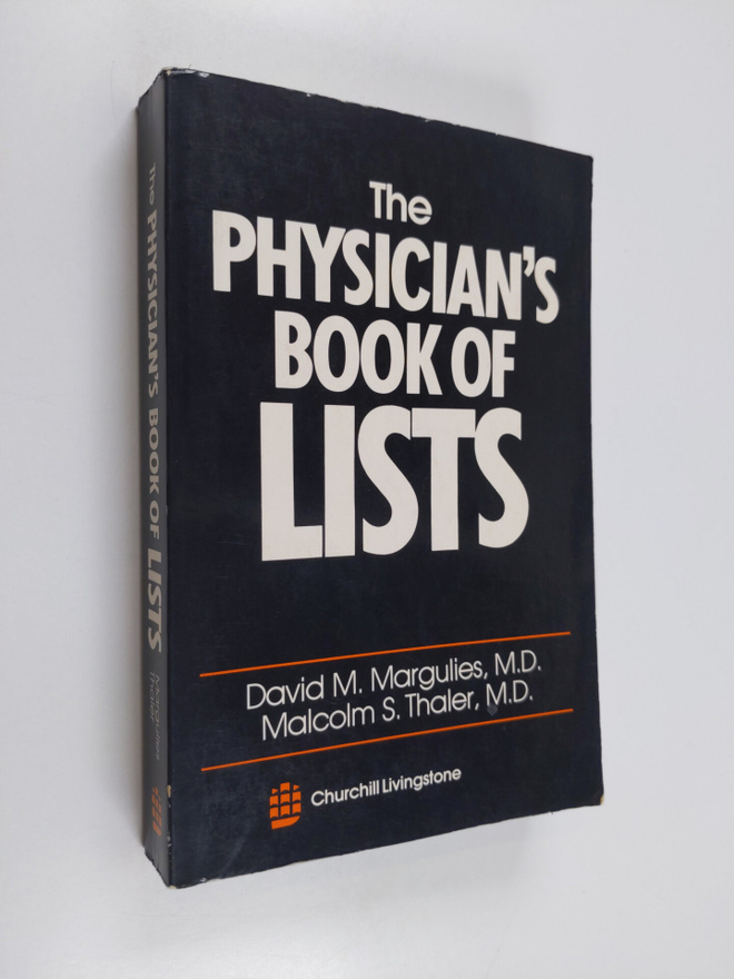 David M. Margulies : The physician's book of lists