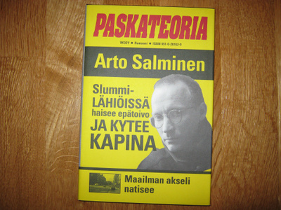 ARTO SALMINEN Paskateoria * WSOY SID/KOVAKANTINEN kansipap.