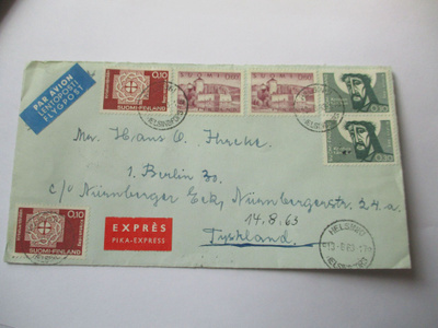 1963 Hki pikalentokuori Saksaan