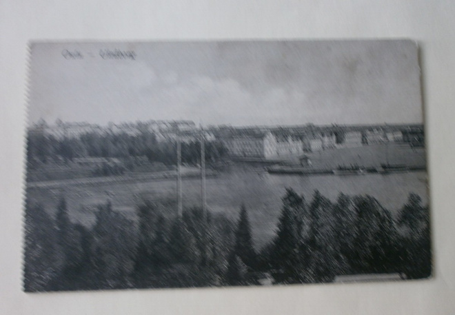 Oulu, näkymä keskustaan, vanha mv pk, ei p.
