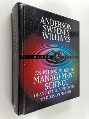 David R. Anderson : An introduction to management science...
