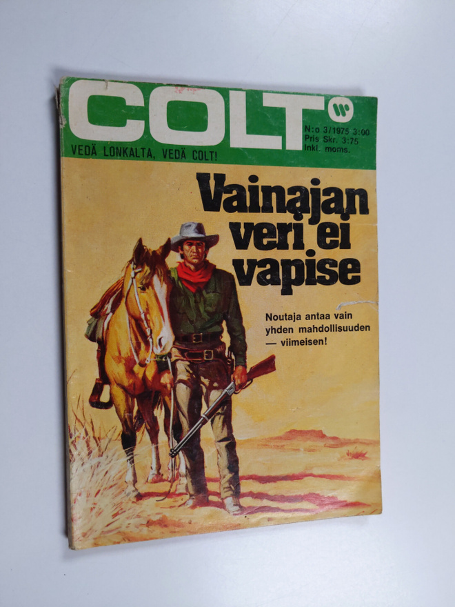 Colt 3/1975 : Vainajan veri ei vapise