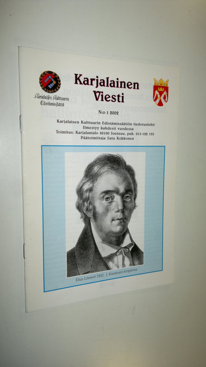Karjalainen viesti nro 1/2002 : Karjalaisen kulttuurin ed...