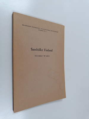Heikki Waris : Samhället Finland
