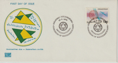 1978 Matemaattinen ala merkin FDC-kirje