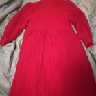 Punainen takki mekko villaa vuorella n.130-140 cm - pikkukuva 4