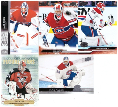 5 x Mv JAKE ALLEN Canadiens, Drummonville...