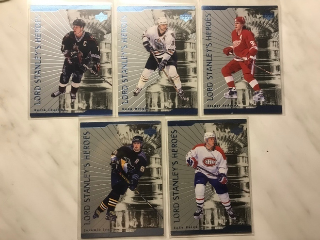 1998-99 Upper Deck Lord Stanley's Heroes kortteja alk. 1.50e
