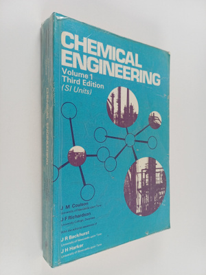 J. M. Coulson : Chemical engineering, Vol. 1 - Fluid flow...