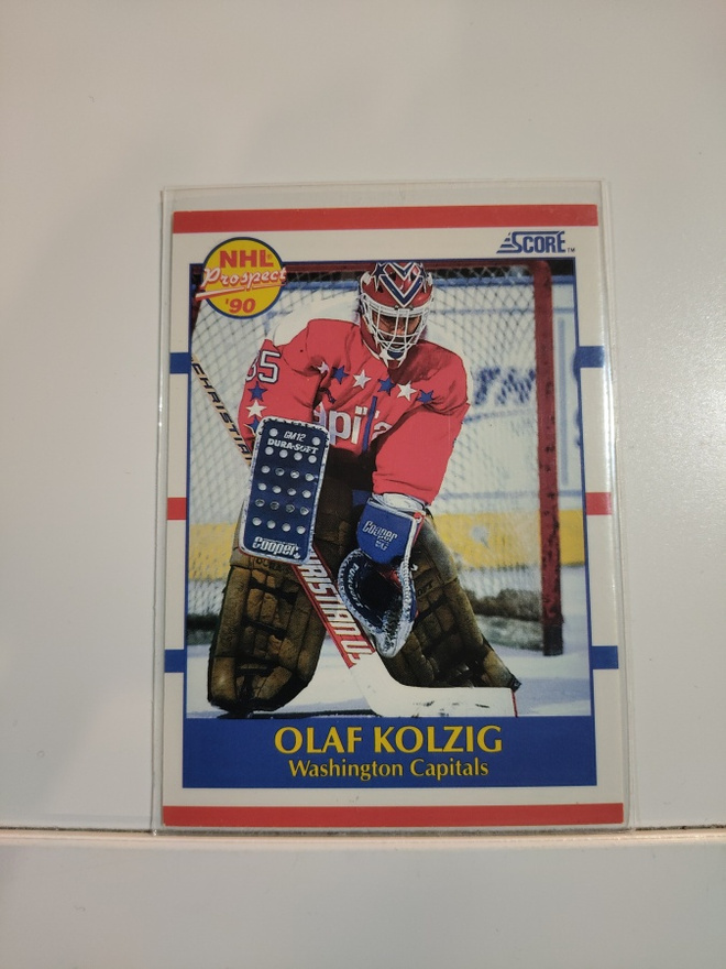 1990-91 Score American #392 Olaf Kolzig PROS, RC
