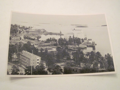 VANHA Postikortti Kotka 1950-l Alkup.Mallikappale