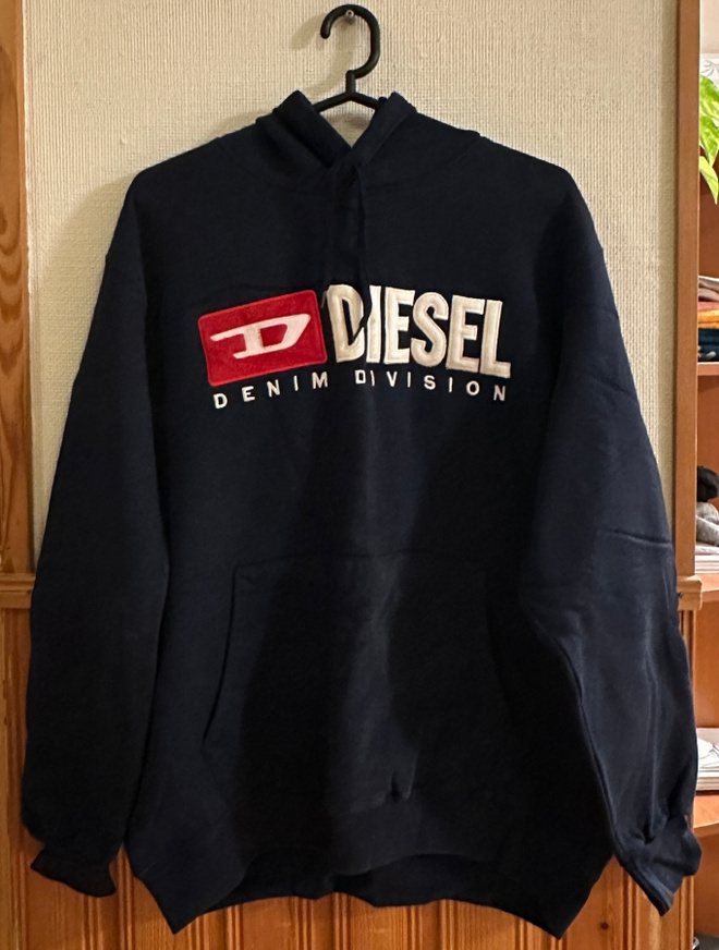 Diesel Denim Division collegehuppari koko XXL