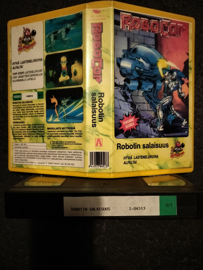 Robocop-Robotin salaisuus piirretty Alfa 1989
