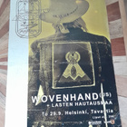 Wovenhand Keikkajuliste Tavastia 29.9.2016 - pikkukuva 1