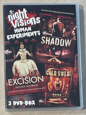 Night Visions: HUMAN EXPERIMENTS (3DVD) *UUSI*