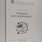Mariko Faster : Voromaa kotussonimmist - pikkukuva 1