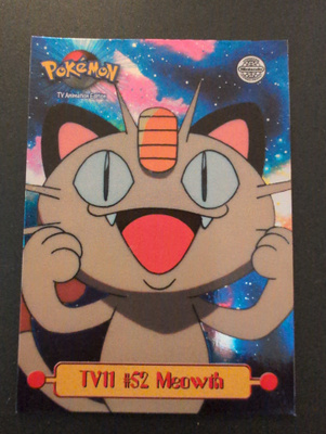 Meowth TV11 foil Pokemon Topps