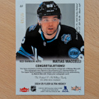 2024-25 Fleer Ultra Matias Maccelli Red Rainbow Auto /25 - pikkukuva 2