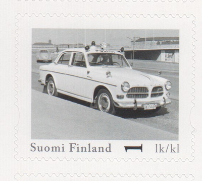 Vanhat poliisiautot Volvo Amazon sport **