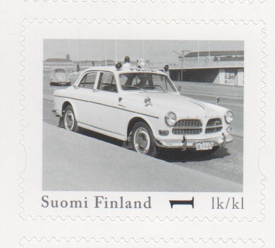 Vanhat poliisiautot Volvo Amazon sport **