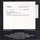 Tiktak - Sankaritar (CDr, Single, Promo) - pikkukuva 2