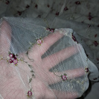 Kirjailtu tyllikangas / verhokangas 200x150cm - pikkukuva 2